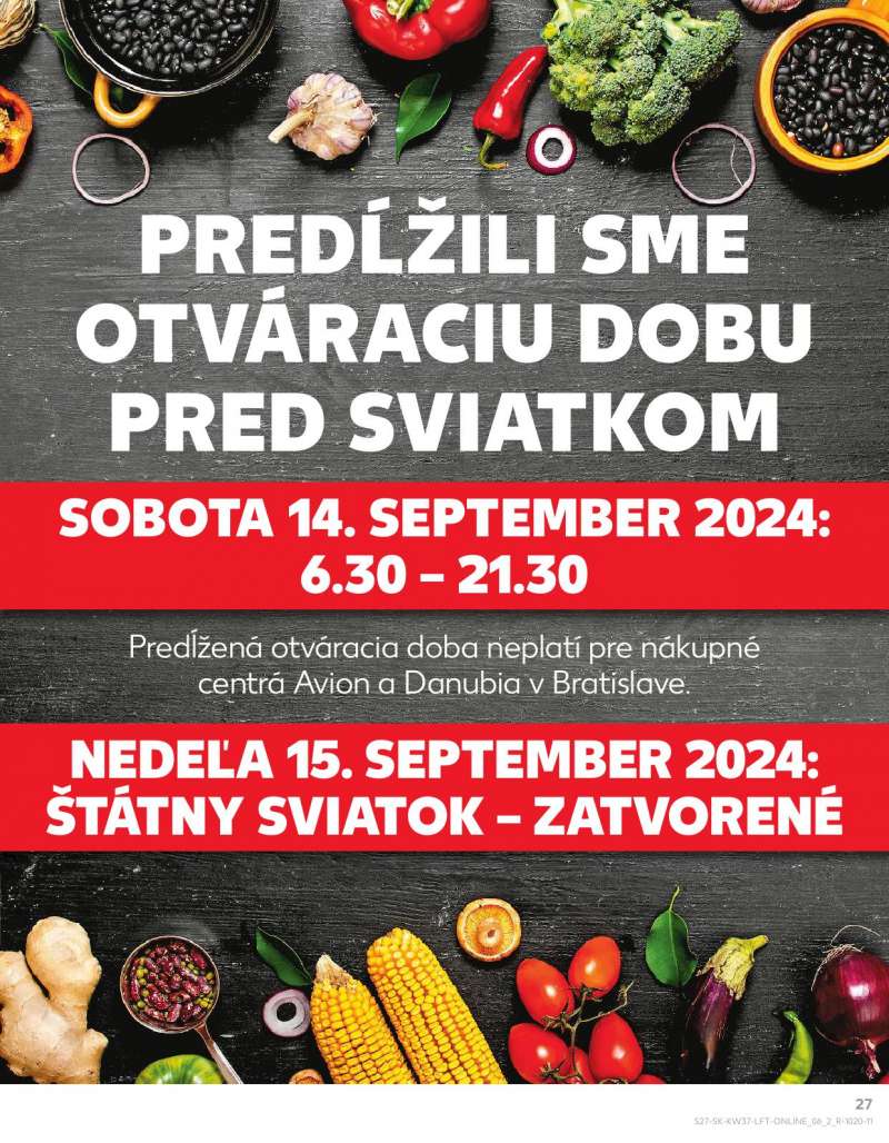 Kaufland Szlovákia Akciós Újság 27 oldal