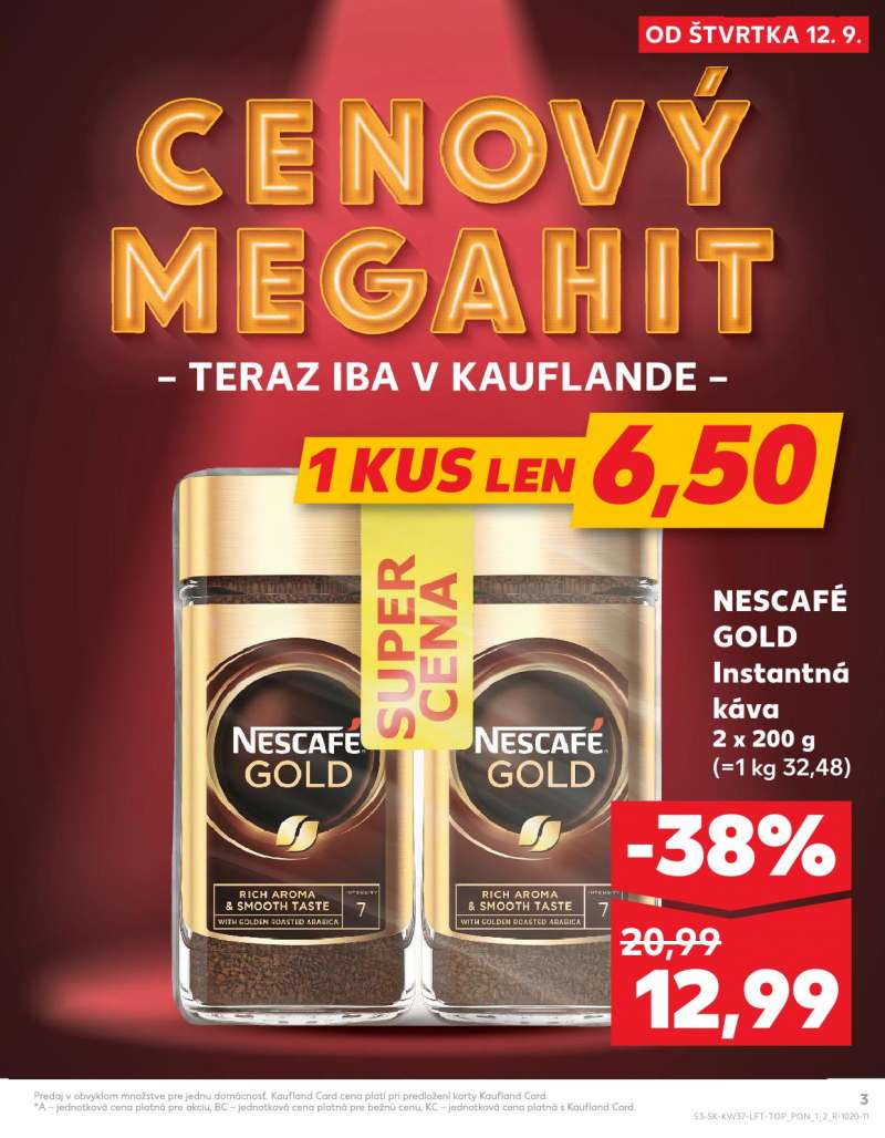 Kaufland Szlovákia Akciós Újság 3 oldal