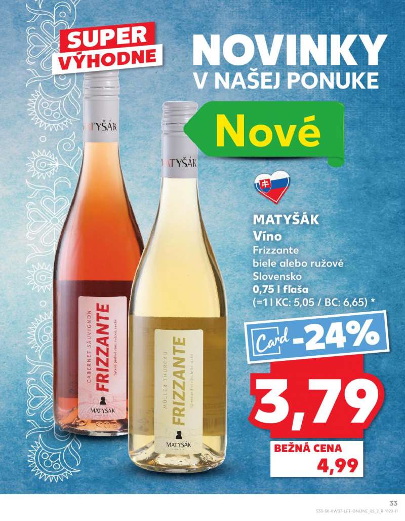 Kaufland Szlovákia Akciós Újság 33 oldal