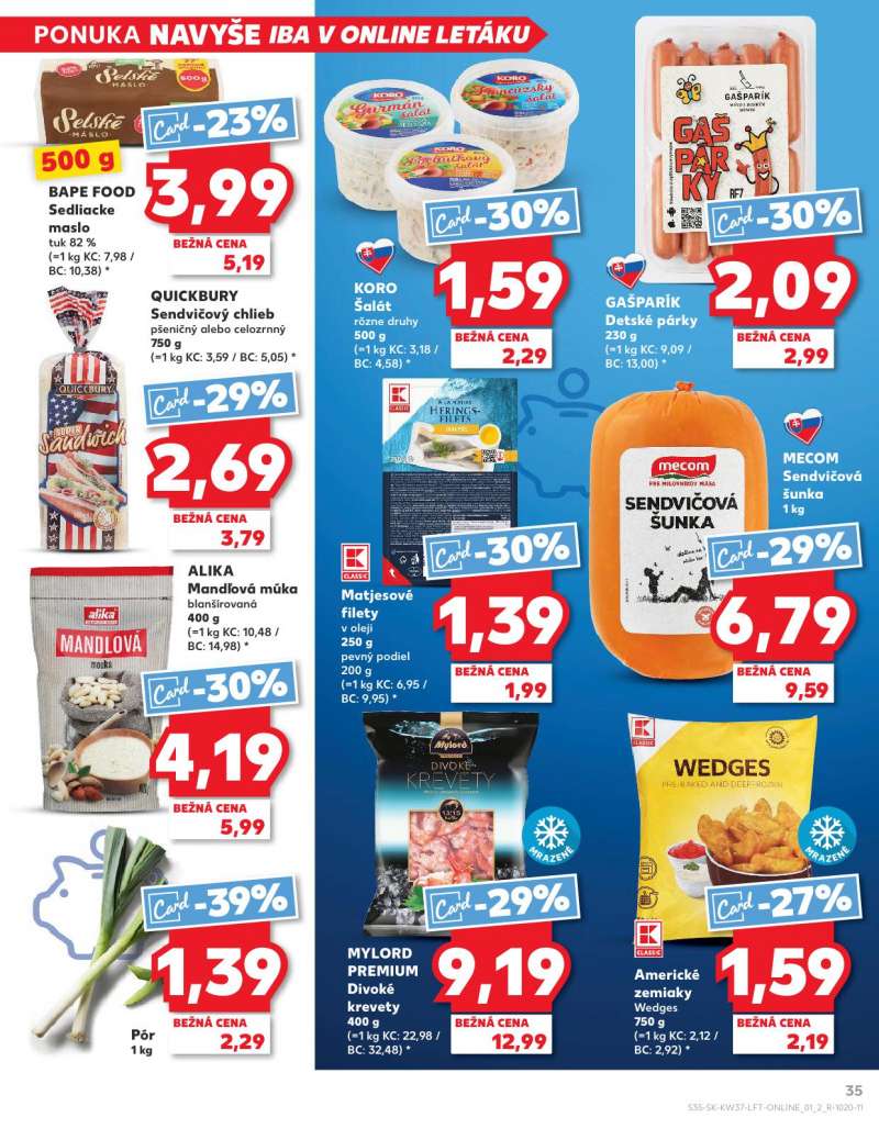 Kaufland Szlovákia Akciós Újság 35 oldal