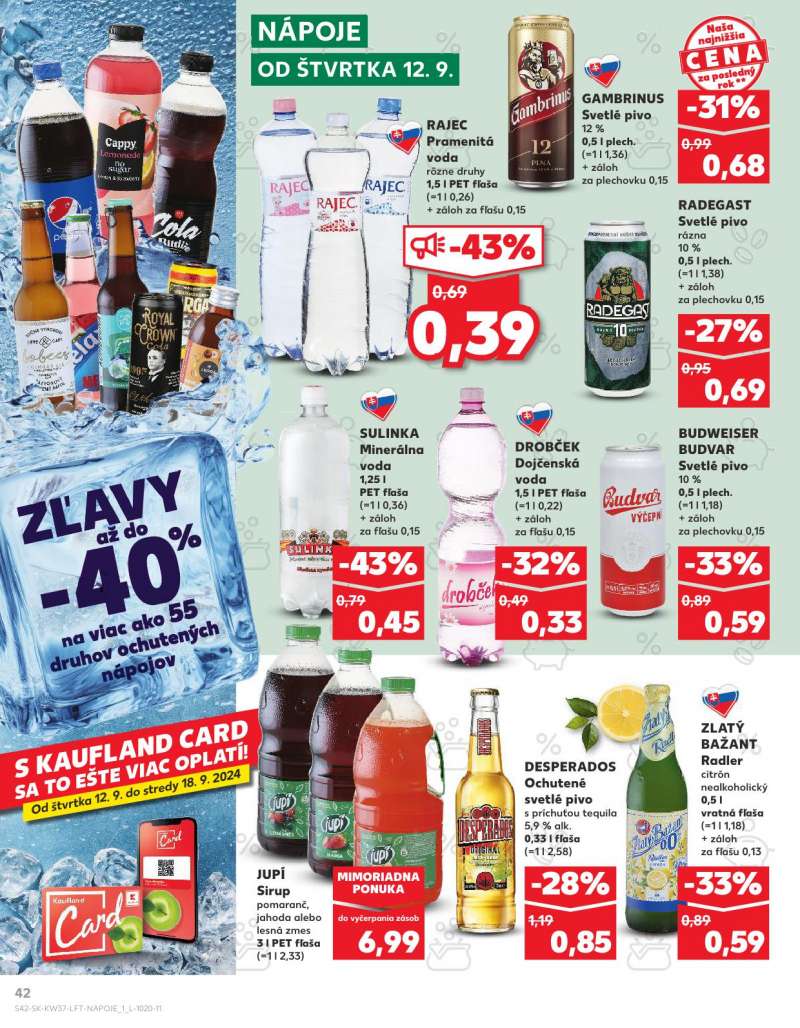 Kaufland Szlovákia Akciós Újság 42 oldal