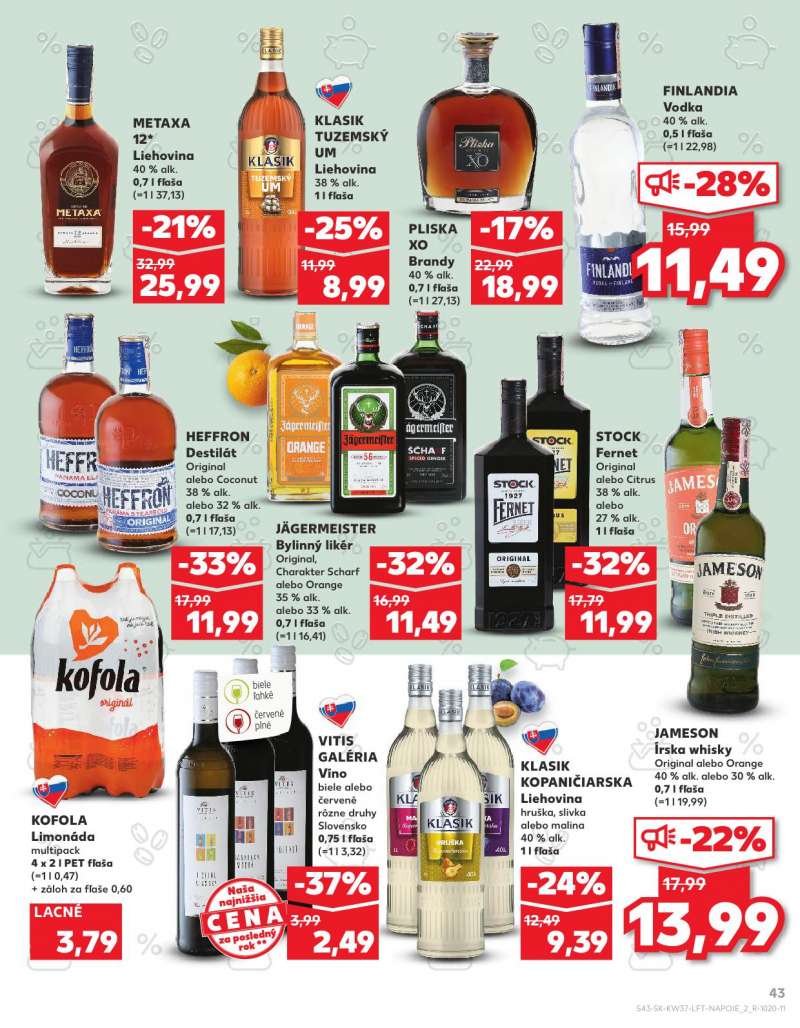 Kaufland Szlovákia Akciós Újság 43 oldal