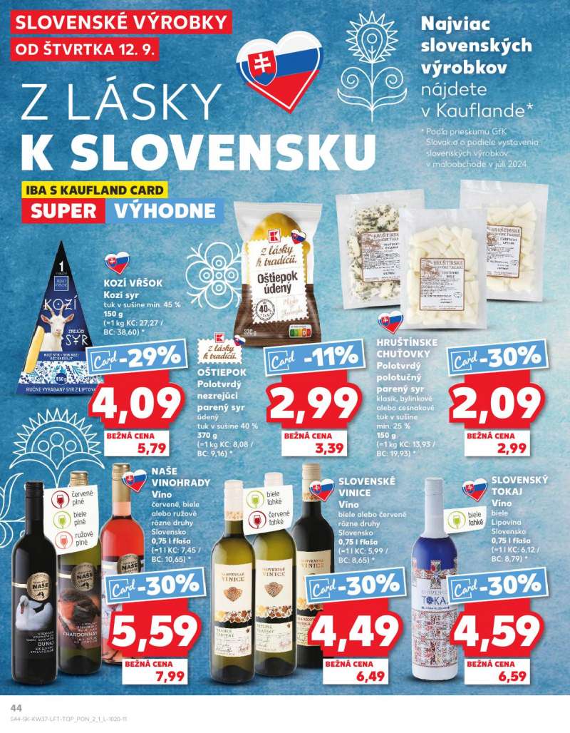 Kaufland Szlovákia Akciós Újság 44 oldal