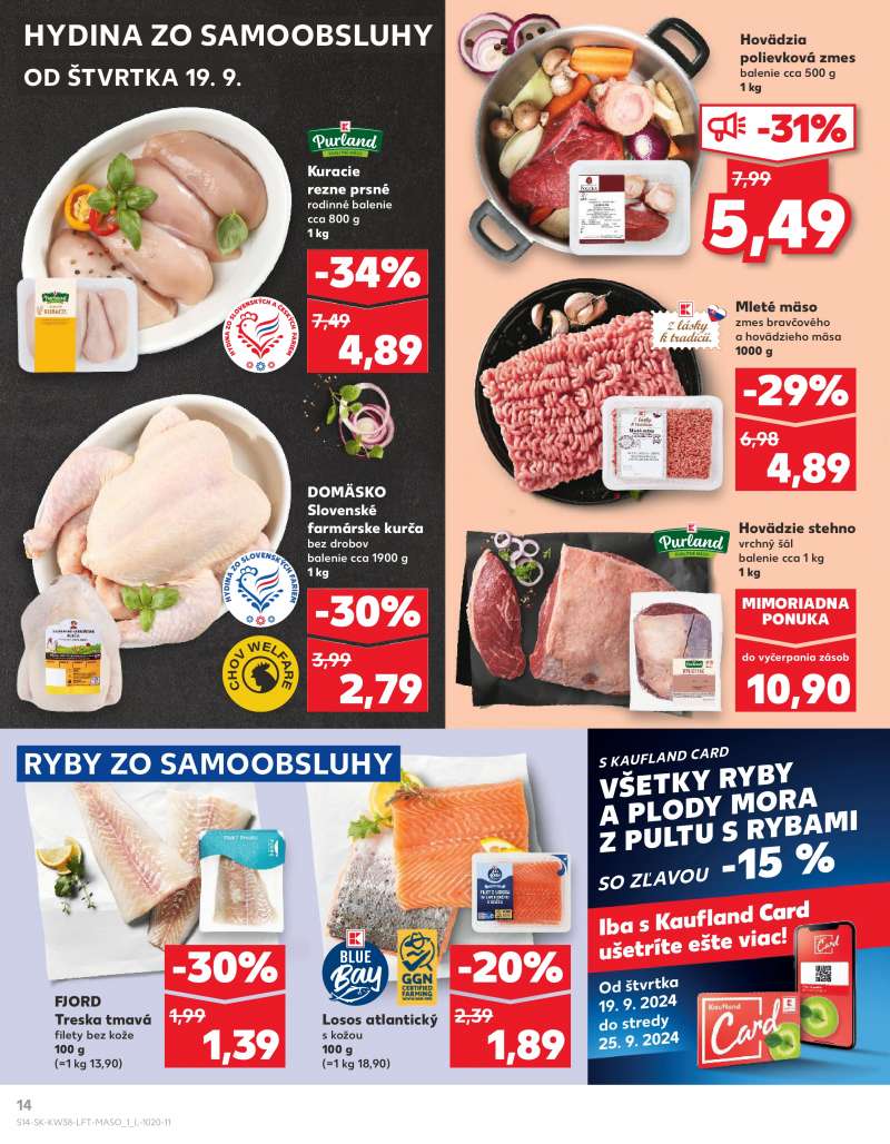 Kaufland Szlovákia Akciós Újság 14 oldal