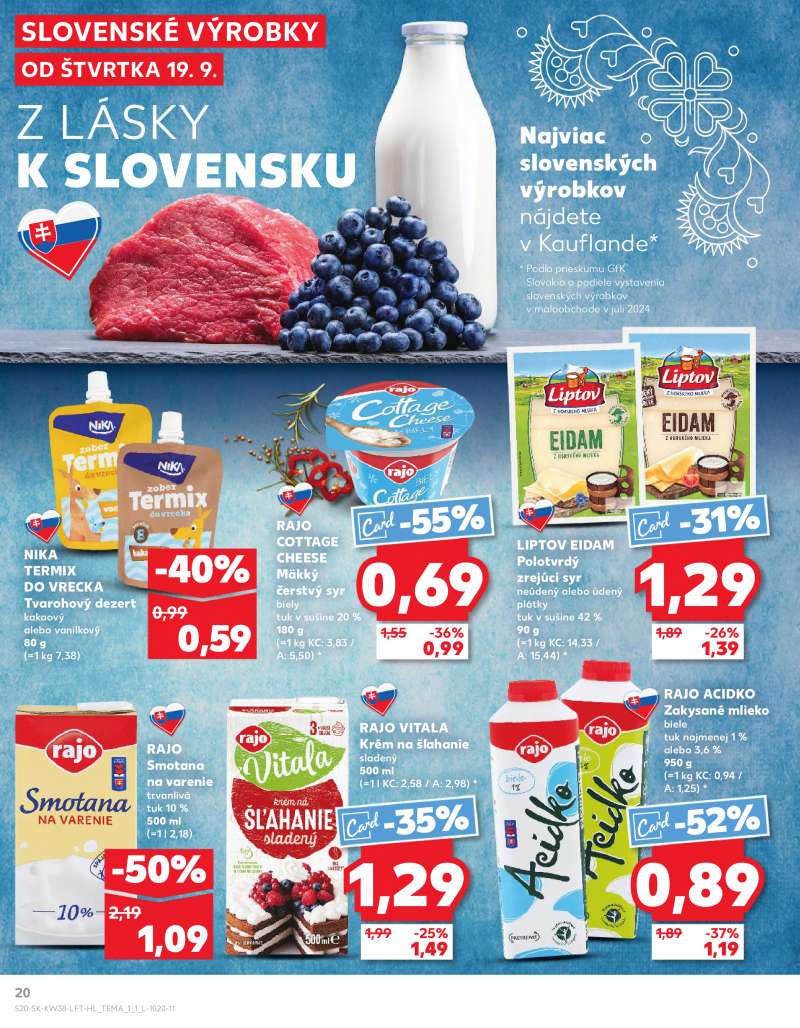 Kaufland Szlovákia Akciós Újság 20 oldal