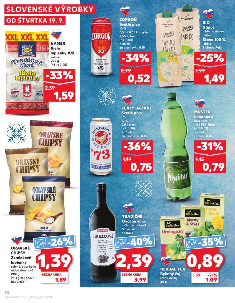 Kaufland Szlovákia Akciós Újság 24 oldal