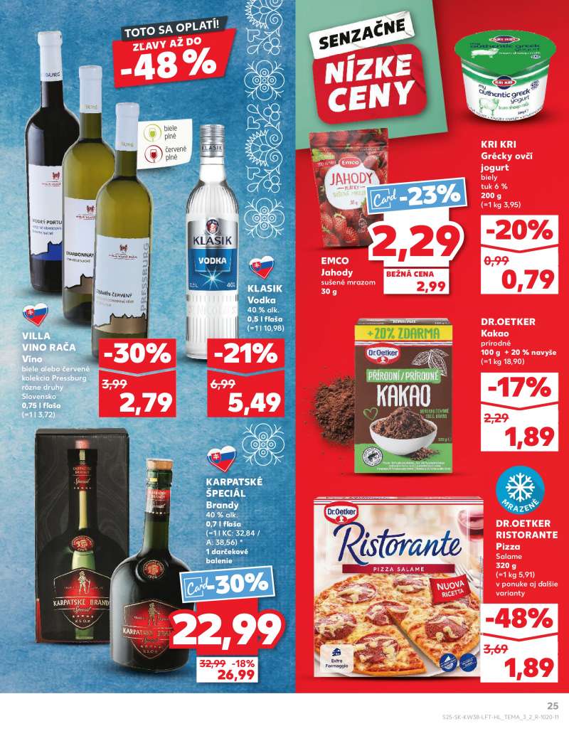 Kaufland Szlovákia Akciós Újság 25 oldal