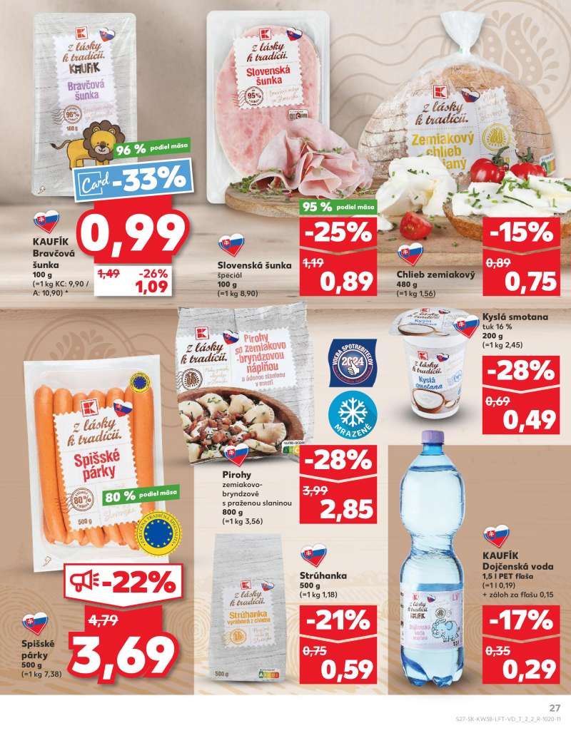 Kaufland Szlovákia Akciós Újság 27 oldal