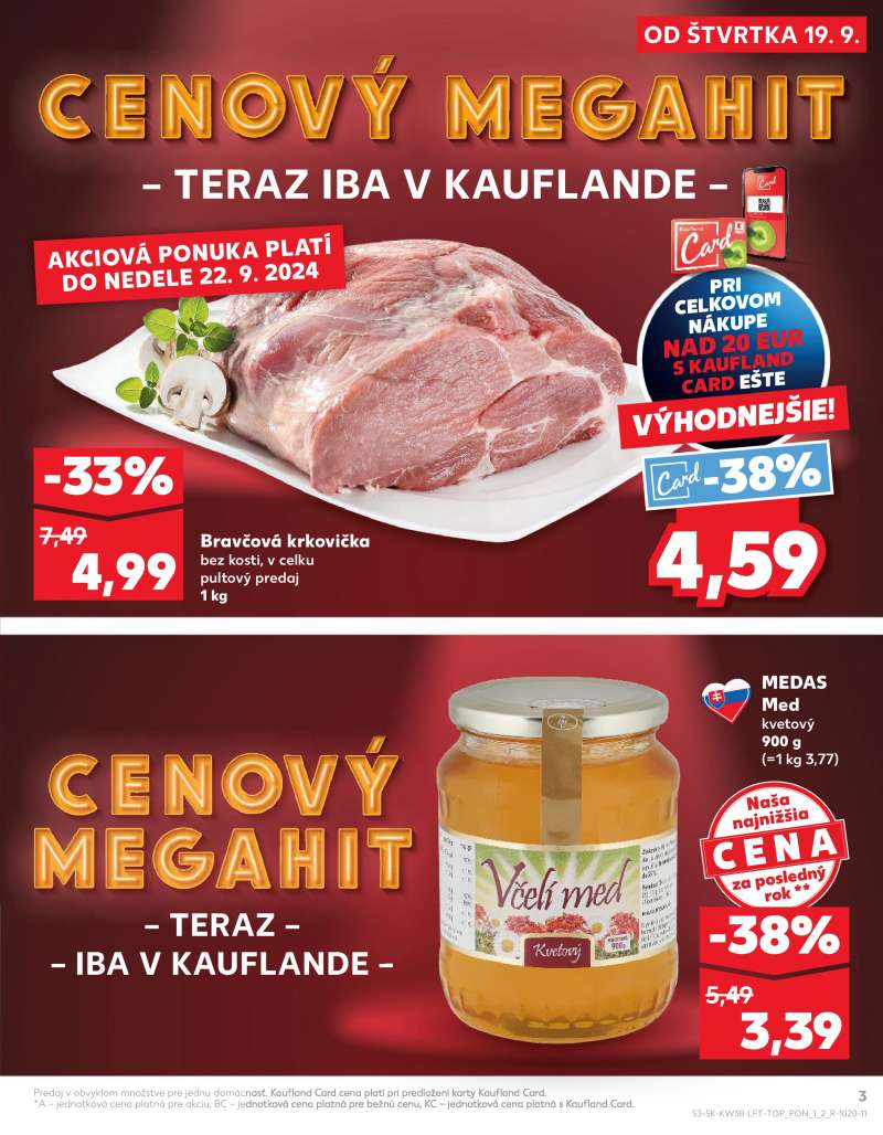 Kaufland Szlovákia Akciós Újság 3 oldal