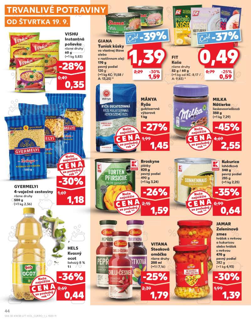 Kaufland Szlovákia Akciós Újság 44 oldal