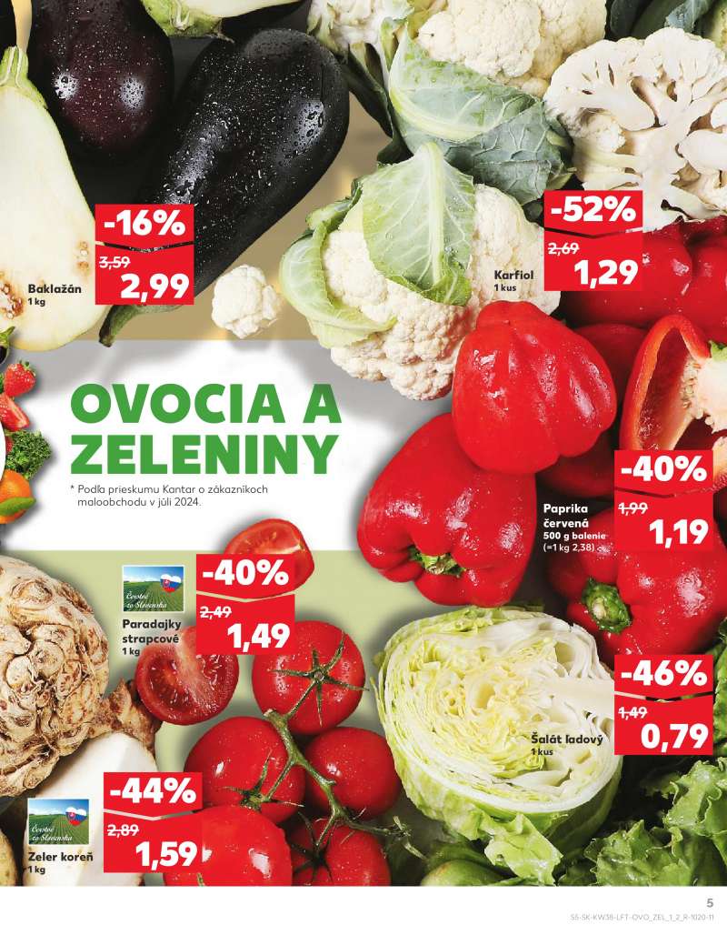 Kaufland Szlovákia Akciós Újság 5 oldal