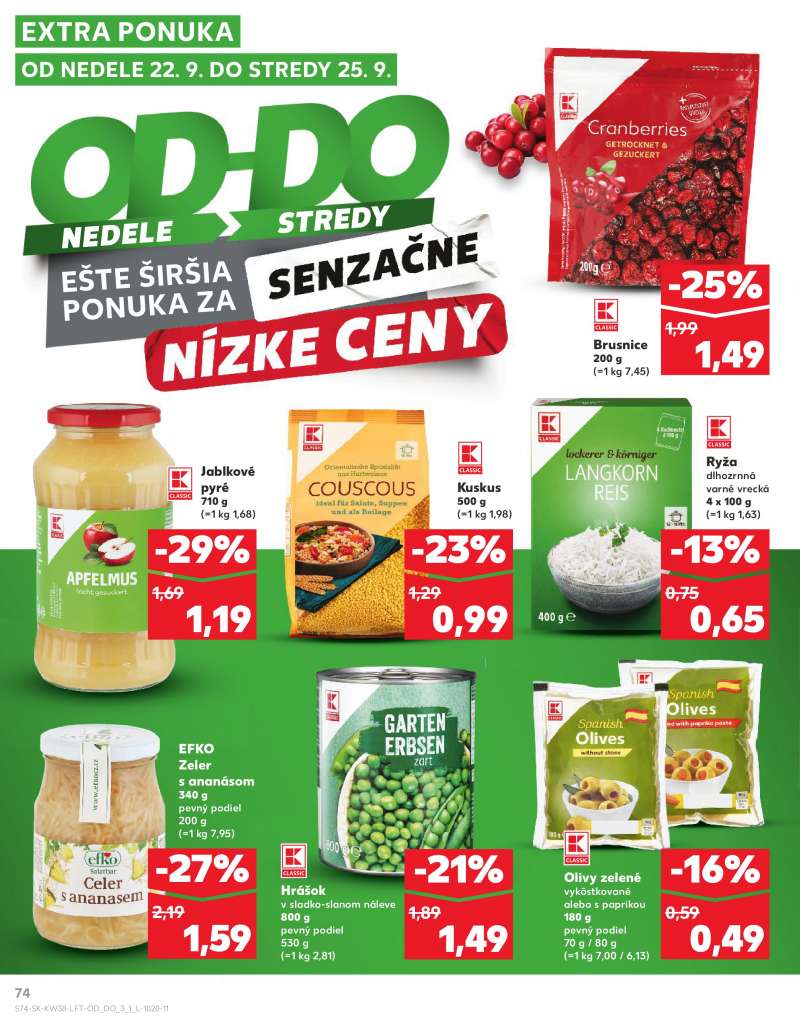 Kaufland Szlovákia Akciós Újság 74 oldal