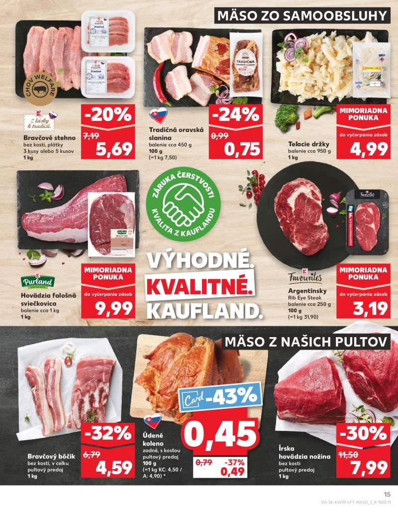 Kaufland Szlovákia Akciós Újság 15 oldal