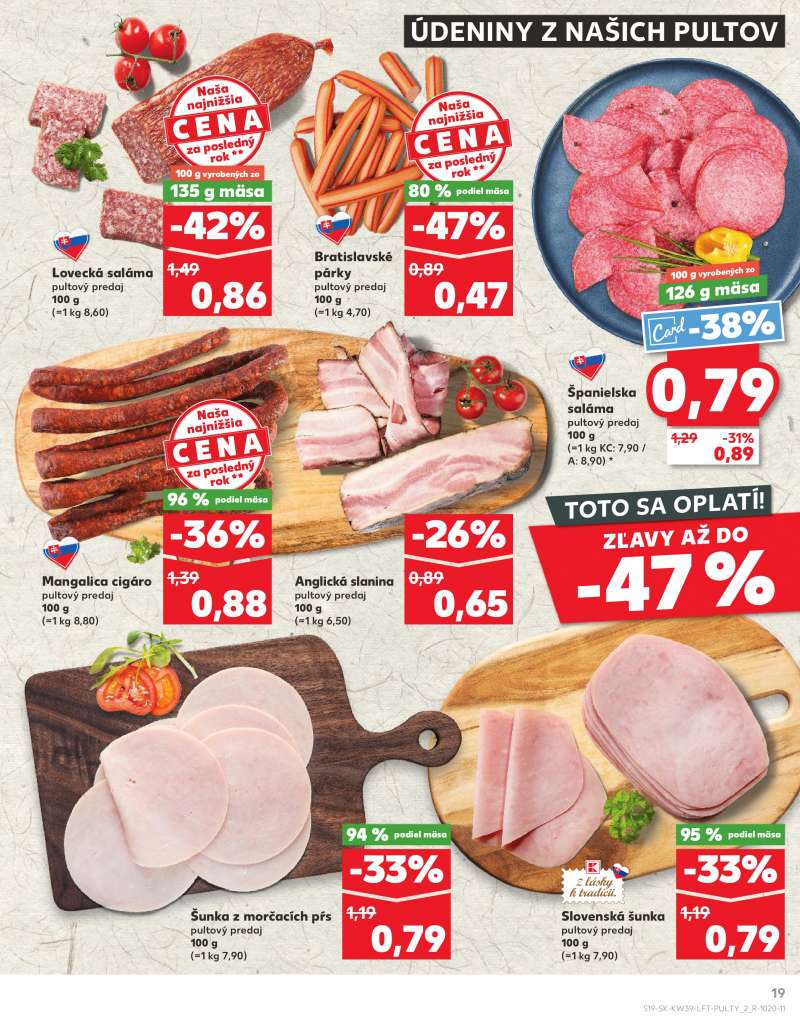 Kaufland Szlovákia Akciós Újság 19 oldal