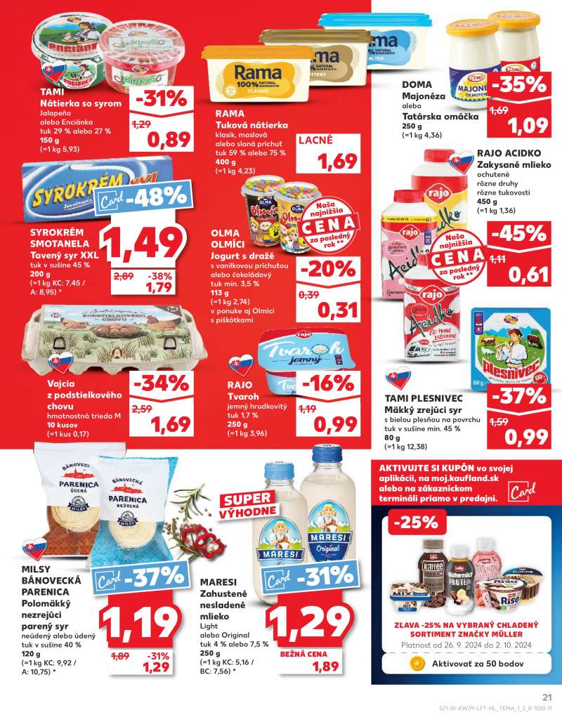 Kaufland Szlovákia Akciós Újság 21 oldal