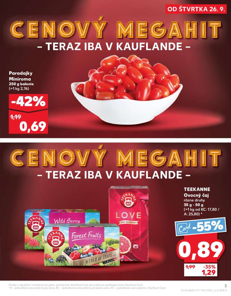 Kaufland Szlovákia Akciós Újság 3 oldal