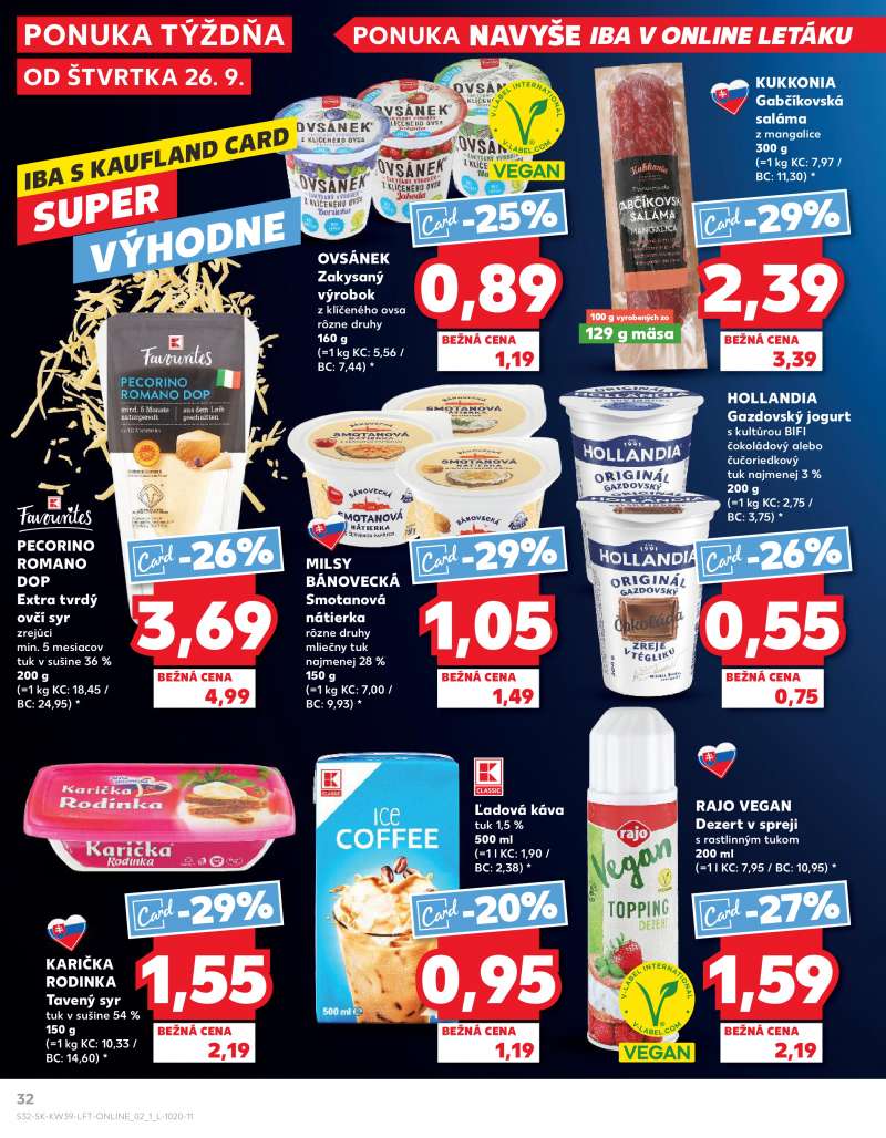 Kaufland Szlovákia Akciós Újság 32 oldal