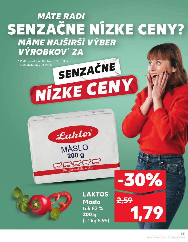 Kaufland Szlovákia Akciós Újság 35 oldal