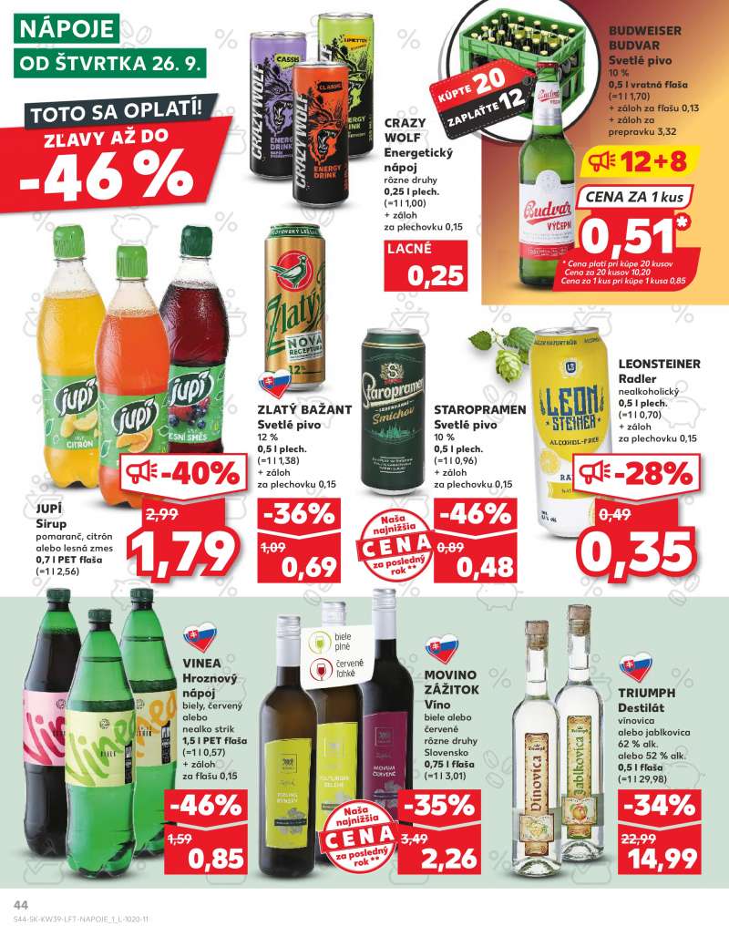 Kaufland Szlovákia Akciós Újság 44 oldal