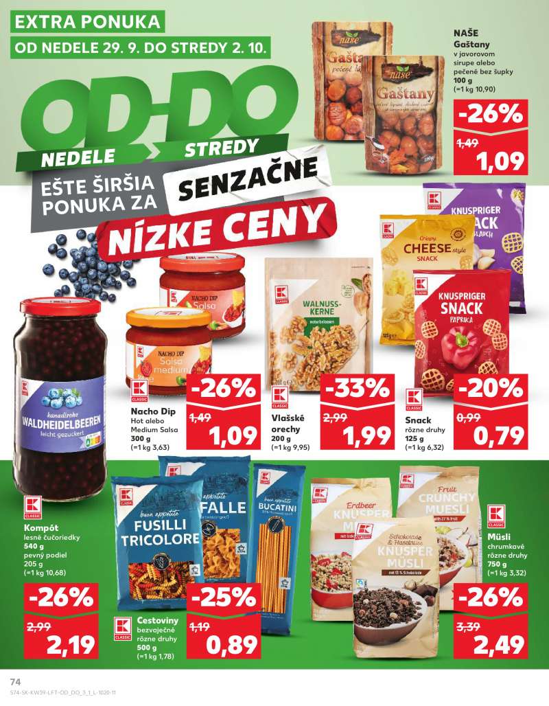 Kaufland Szlovákia Akciós Újság 74 oldal