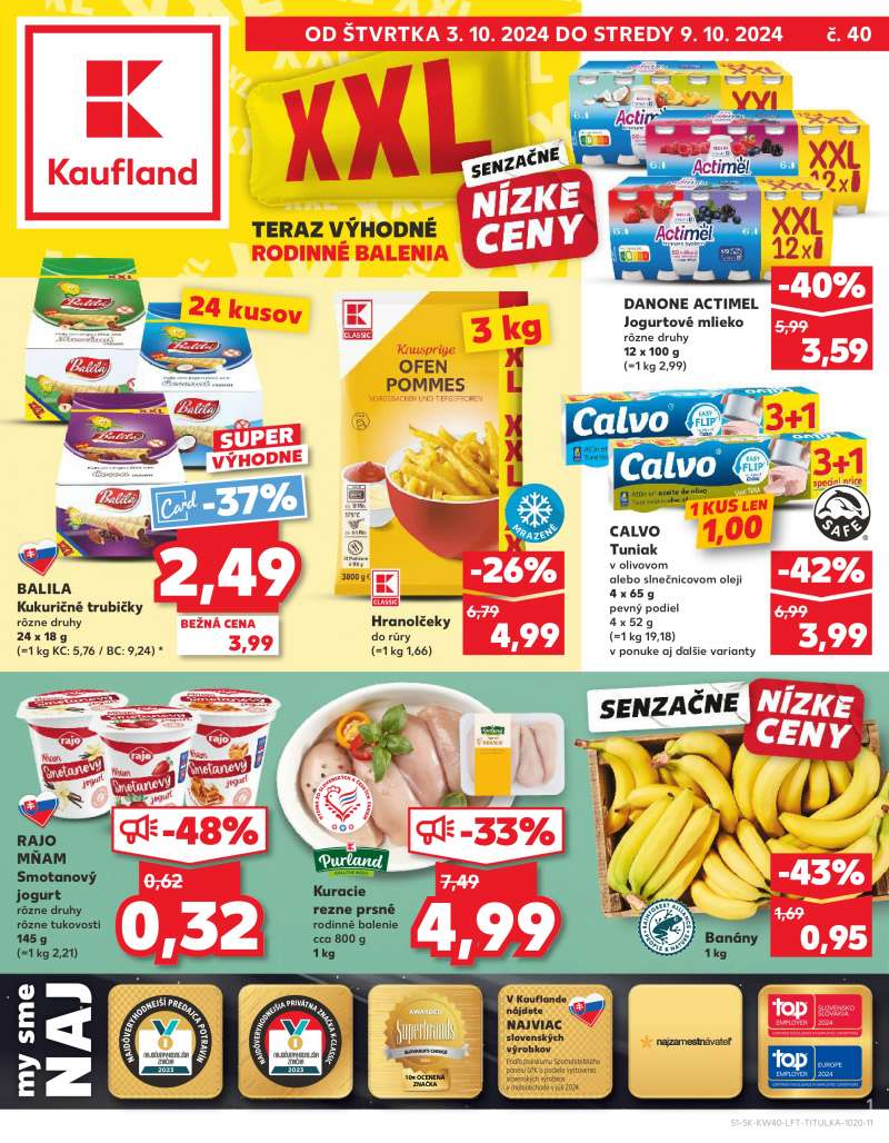 Kaufland Szlovákia Akciós Újság 1 oldal