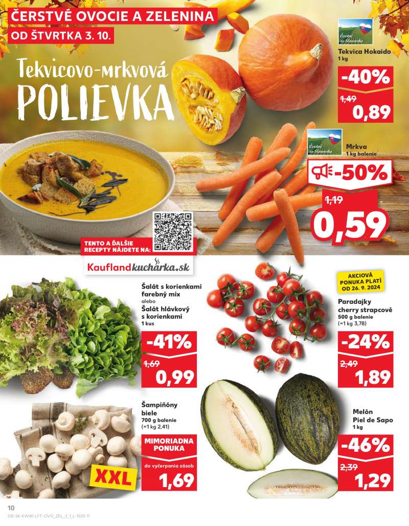 Kaufland Szlovákia Akciós Újság 10 oldal