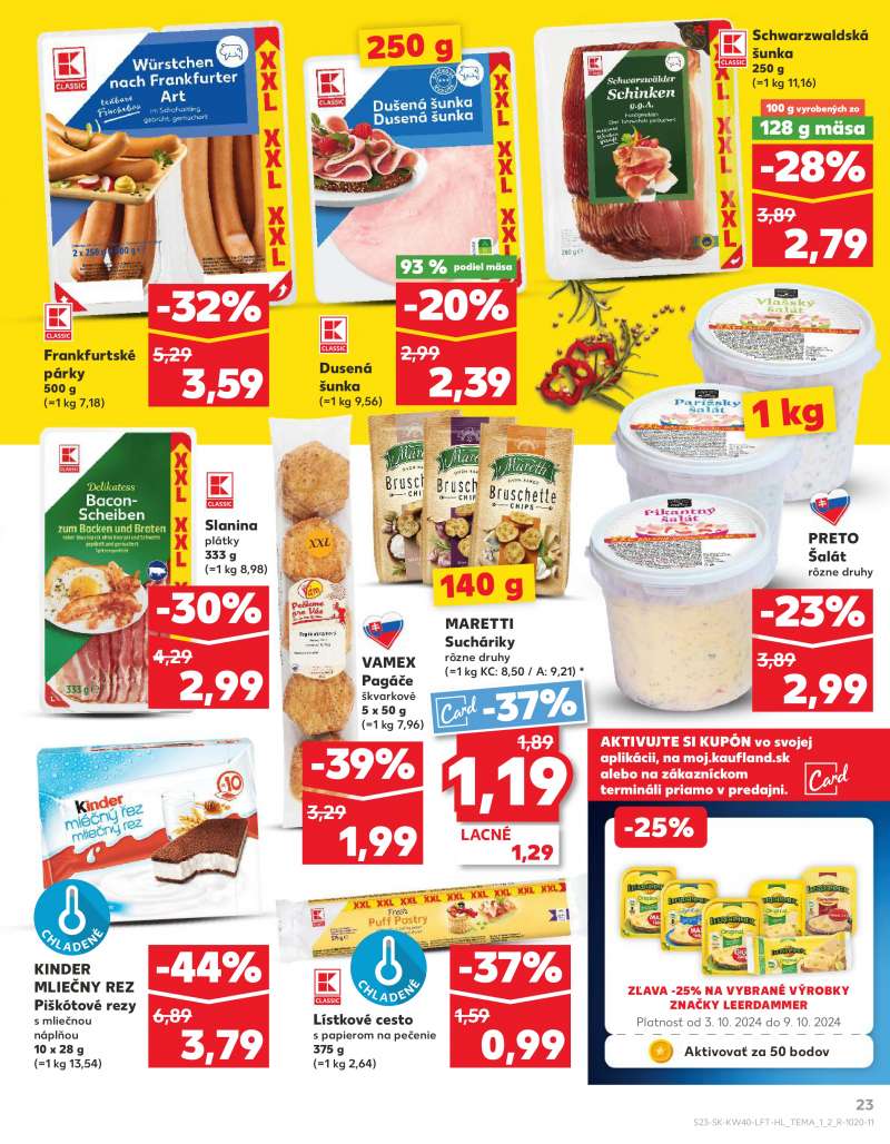 Kaufland Szlovákia Akciós Újság 23 oldal