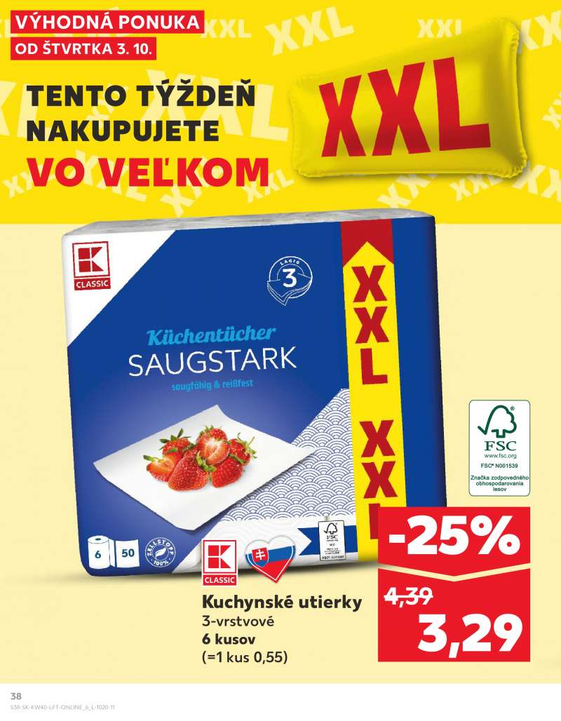 Kaufland Szlovákia Akciós Újság 38 oldal