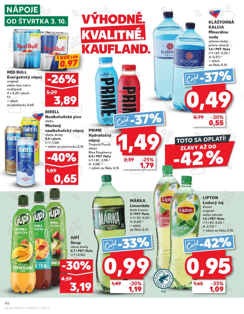 Kaufland Szlovákia Akciós Újság 46 oldal