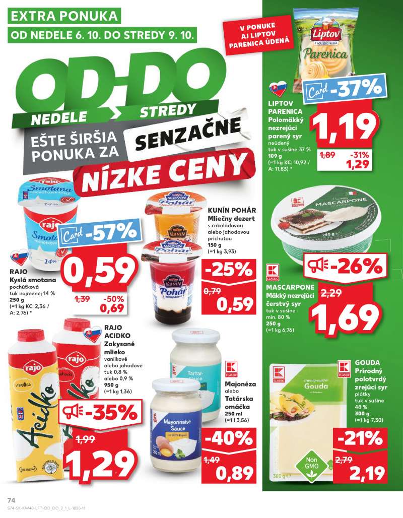 Kaufland Szlovákia Akciós Újság 74 oldal