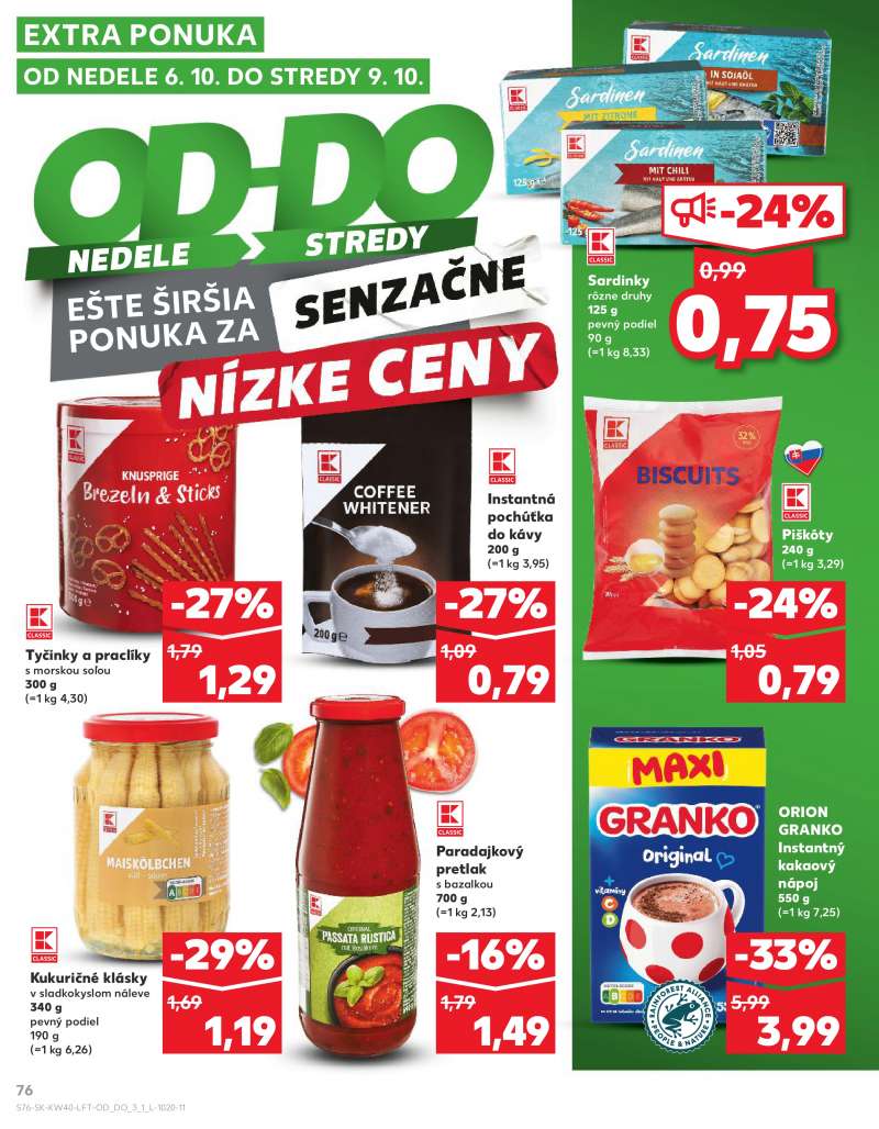 Kaufland Szlovákia Akciós Újság 76 oldal