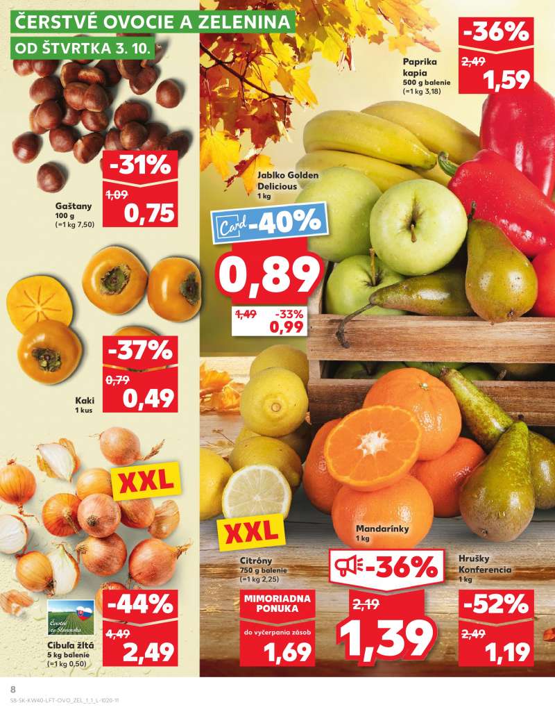 Kaufland Szlovákia Akciós Újság 8 oldal