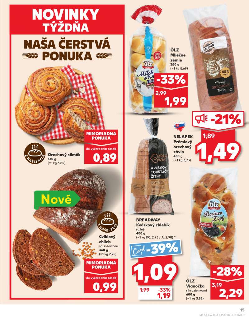 Kaufland Szlovákia Akciós Újság 15 oldal