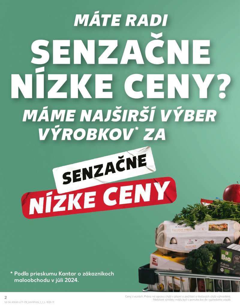 Kaufland Szlovákia Akciós Újság 2 oldal