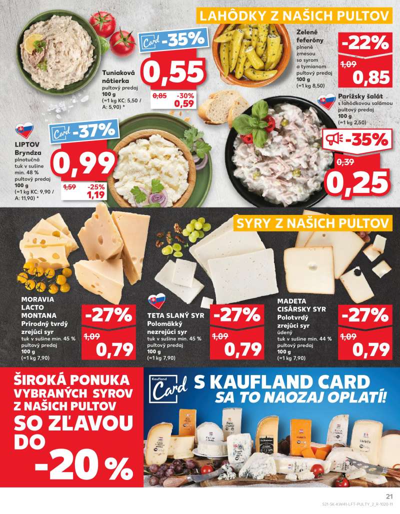 Kaufland Szlovákia Akciós Újság 21 oldal