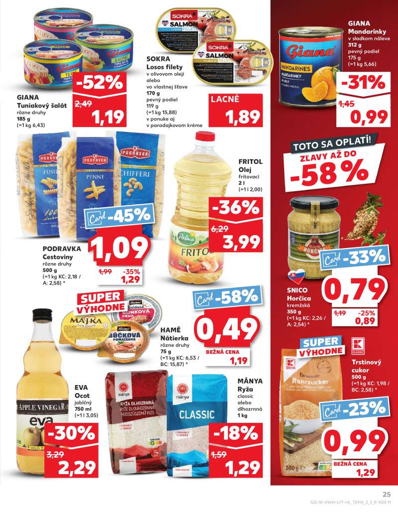 Kaufland Szlovákia Akciós Újság 25 oldal