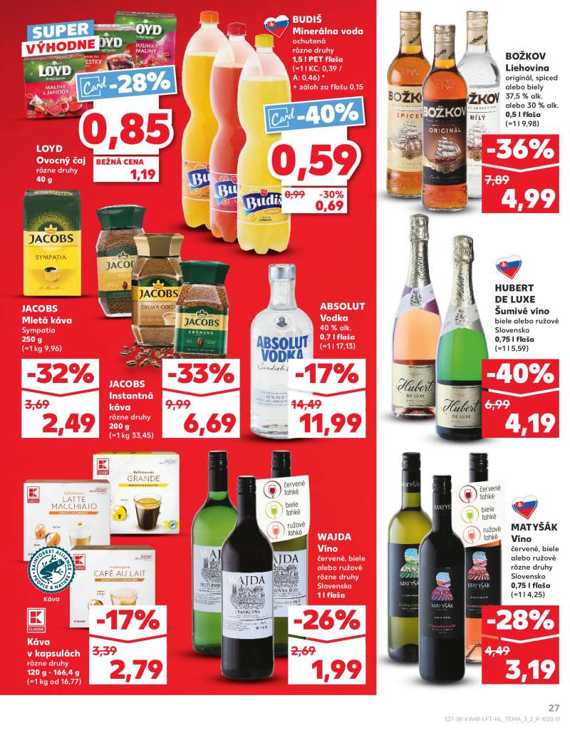 Kaufland Szlovákia Akciós Újság 27 oldal