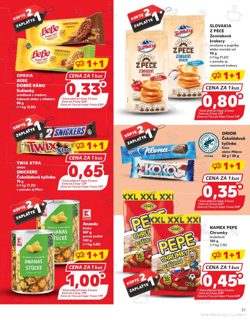 Kaufland Szlovákia Akciós Újság 31 oldal