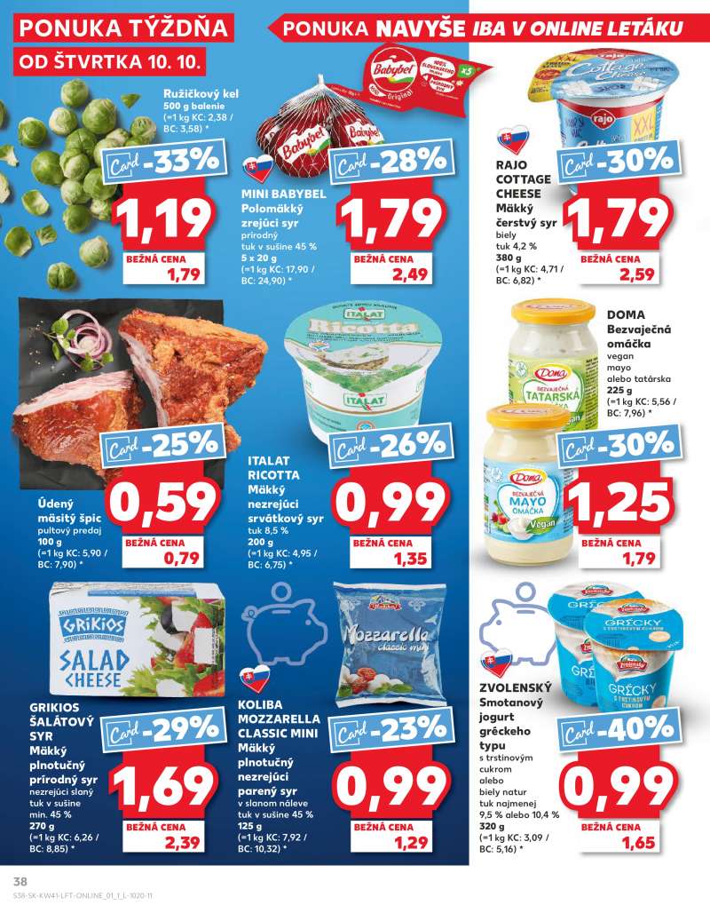 Kaufland Szlovákia Akciós Újság 38 oldal