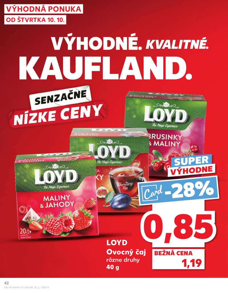 Kaufland Szlovákia Akciós Újság 42 oldal