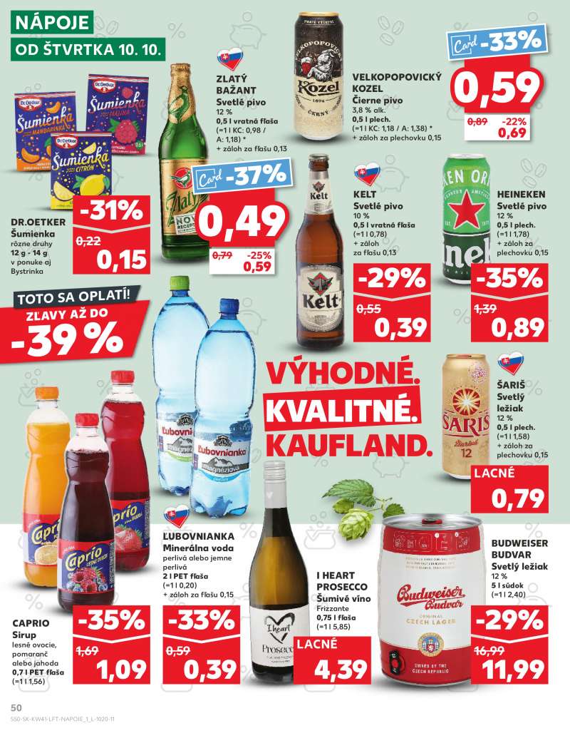 Kaufland Szlovákia Akciós Újság 50 oldal