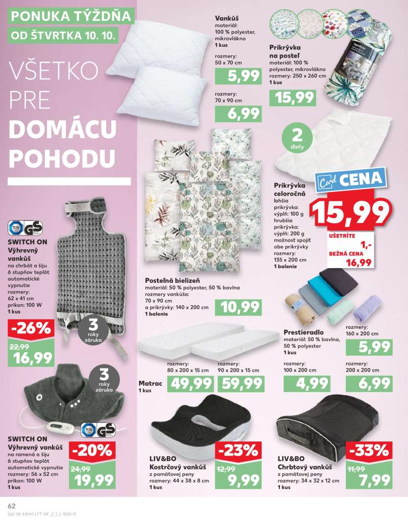 Kaufland Szlovákia Akciós Újság 62 oldal