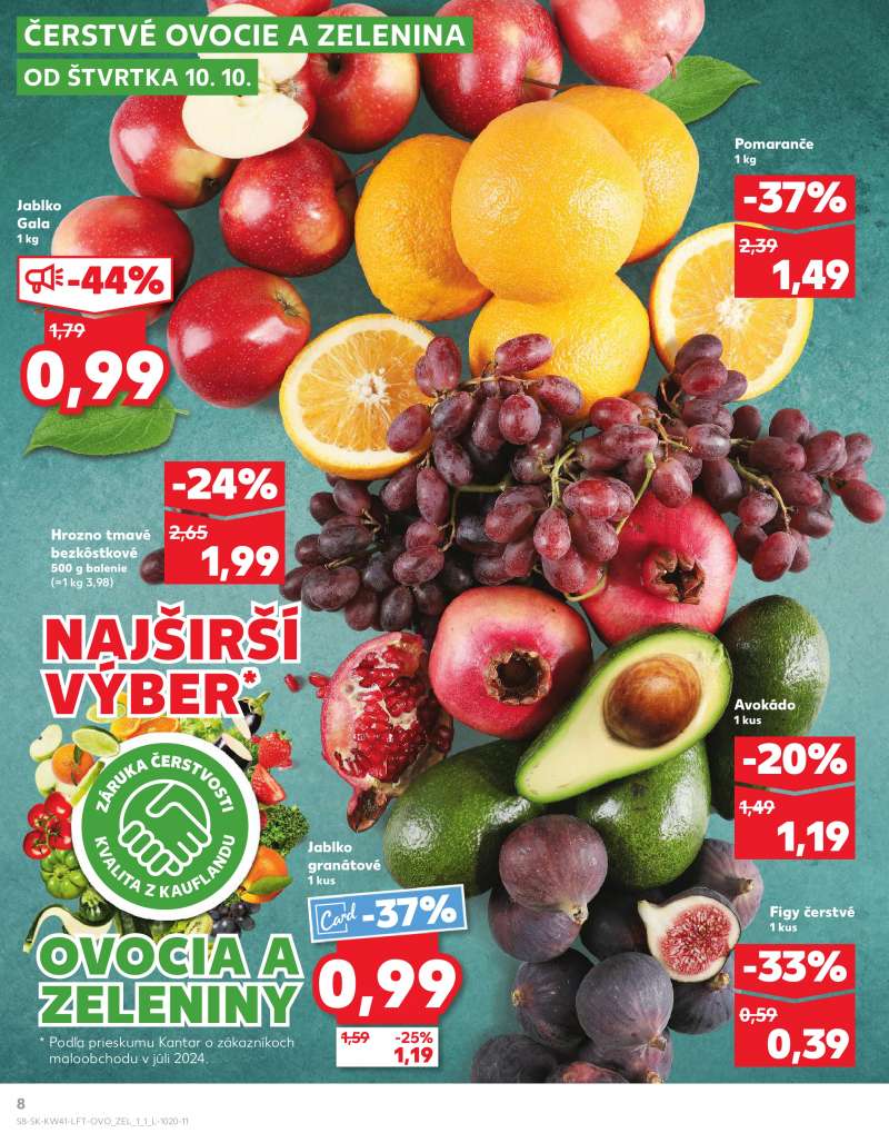 Kaufland Szlovákia Akciós Újság 8 oldal