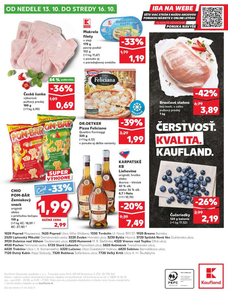 Kaufland Szlovákia Akciós Újság 82 oldal