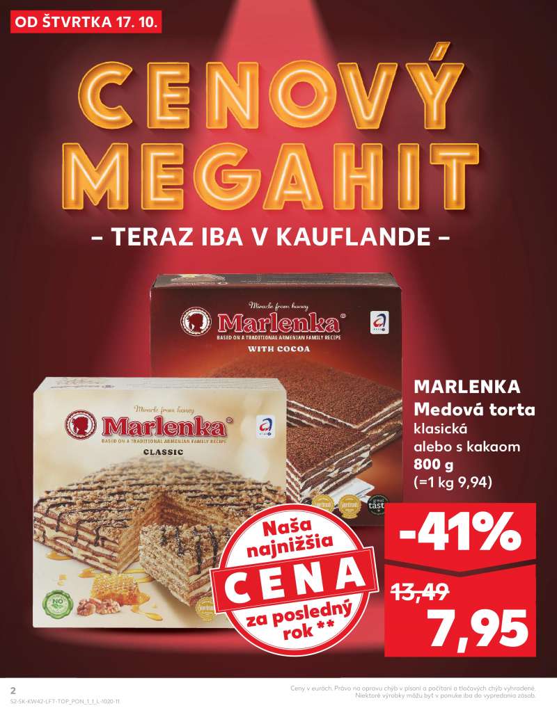 Kaufland Szlovákia Akciós Újság 2 oldal