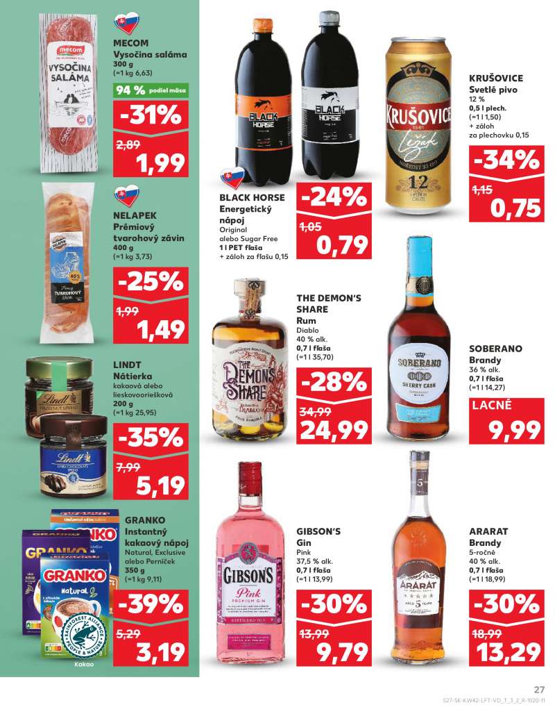 Kaufland Szlovákia Akciós Újság 27 oldal