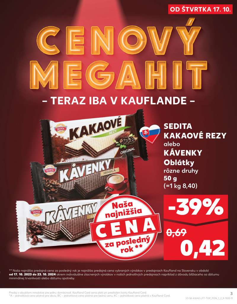 Kaufland Szlovákia Akciós Újság 3 oldal