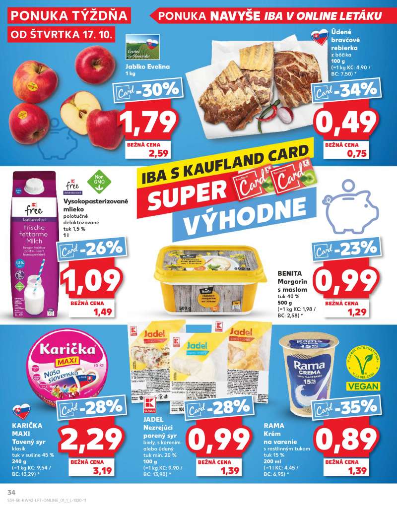 Kaufland Szlovákia Akciós Újság 34 oldal