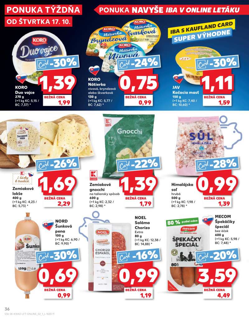 Kaufland Szlovákia Akciós Újság 36 oldal