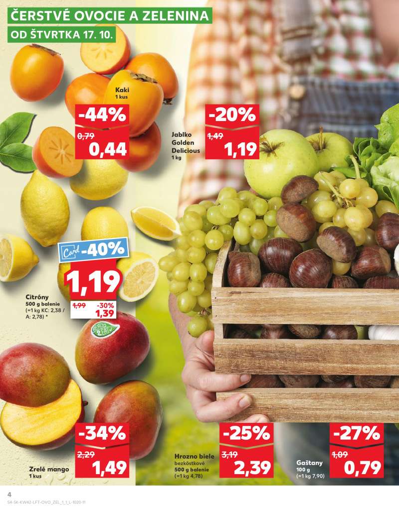 Kaufland Szlovákia Akciós Újság 4 oldal